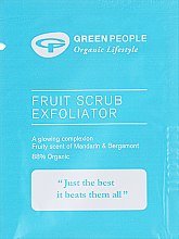 Духи, Парфюмерия, косметика Фруктовый скраб - Green People Fruit Scrub (пробник)