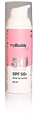 Крем для лица с УФ-фильтром SPF50 - myBuddy — фото N1