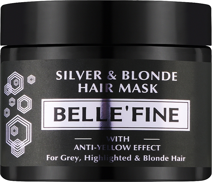 Маска для волосся "Silver & Blonde" - Belle’Fine — фото N1