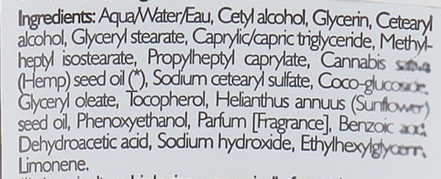 Крем для рук та нігтів зволожуючий HEMP Vegan&Organic PhL - Phytorelax Laboratories Hemp Hand And Nail Cream — фото N3