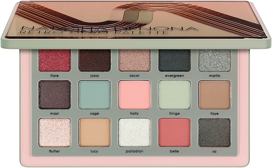 Палетка тіней для повік - Natasha Denona Retro Glam Eyeshadow Palette — фото N1