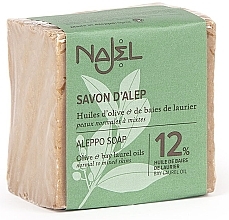 Алеппское мыло с 12% маслом лавровых ягод - Najel Aleppo Soap 12% Laurel Berry — фото N1