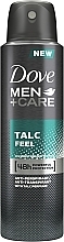 Духи, Парфюмерия, косметика Антиперспирант для тела - Dove Men + Care Talc Feel 48 Hour Protection Deodorant Spray