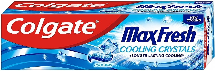 Зубна паста "Макс Фреш" з охолоджуючими кристалами освіжаюча - Colgate Max Fresh — фото N1