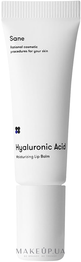 Бальзам для губ з гіалуроновою кислотою - Sane Hyaluronic Acid Moisturizing Lip Balm — фото 10ml