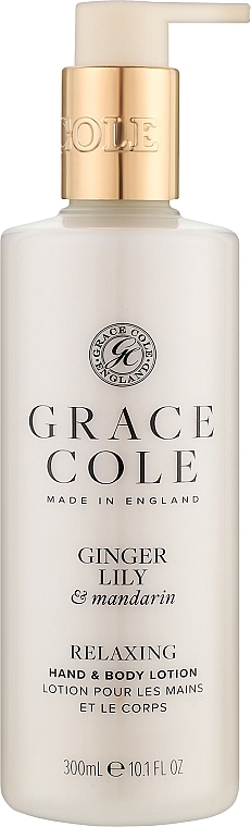 Лосьон для рук "Имбирь, лилия и мандарин" - Grace Cole England Ginger Lily & Mandarin Softening Hand Lotion — фото N1