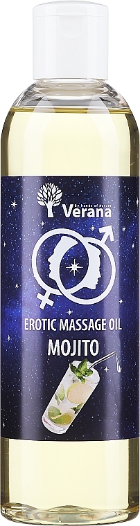 Масло для эротического массажа "Мохито" - Verana Erotic Massage Oil Mojito — фото N3