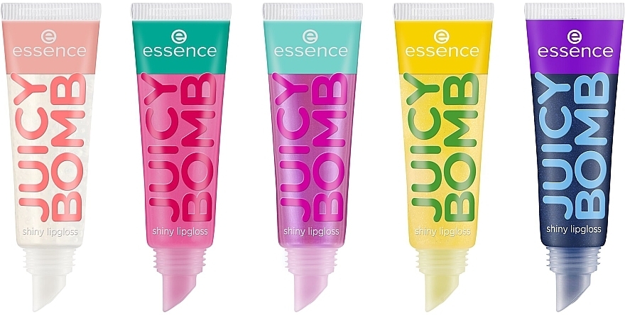 Набор блесков для губ - Essence Juicy Bomb Shiny Lipgloss Set (5xlipgloss/10ml) — фото N2