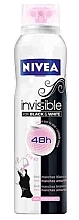 Парфумерія, косметика Дезодорант-антиперспірант, спрей - NIVEA Invisible For Black & White 48H Original