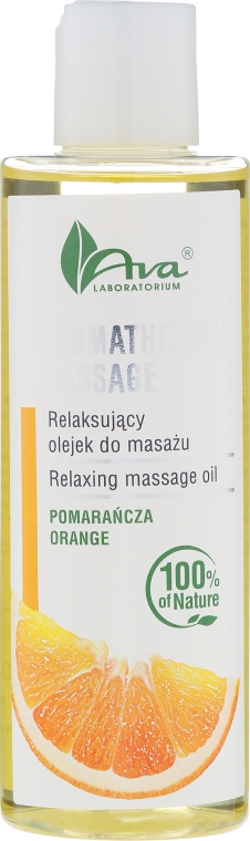 Релаксирующее массажное масло с апельсином - Ava Laboratorium Energizing Massage Oil-Orange — фото N1