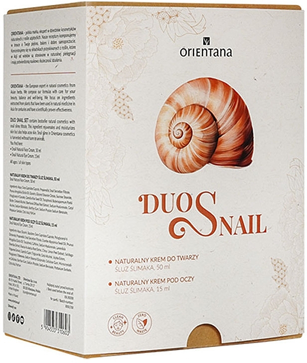 Набір - Orientana Duo Snail (f/cr/50ml + eye/cr/15ml) — фото N2