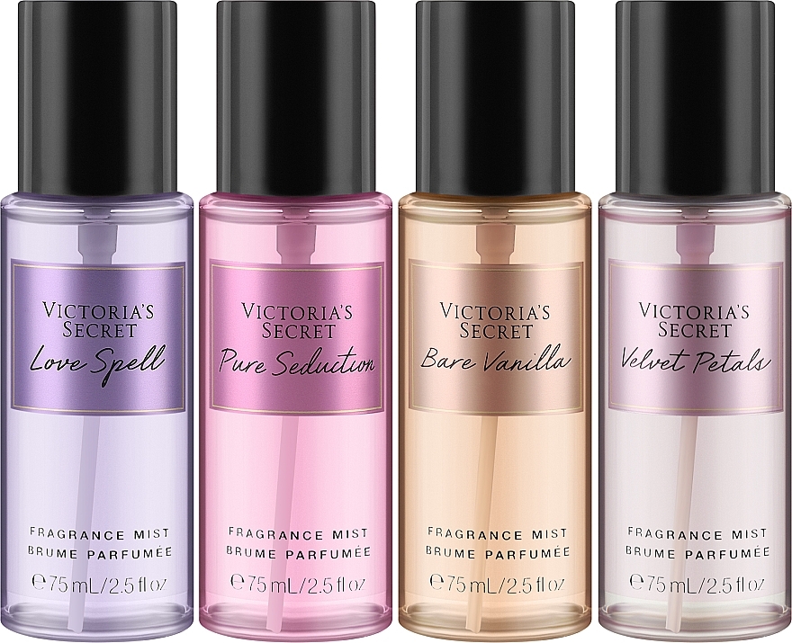 Victoria's Secret The Best Of Mist Gift - Подарочный набор (mist/4x75 ml) — фото N1