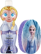 Набір - Air-Val International Frozen Disney Frozen 2 (shm/sh/gel/400ml + sponge) — фото N2