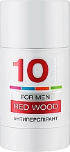 Парфумерія, косметика Дезодорант-антиперспірант 10 "Red Wood" - Leco