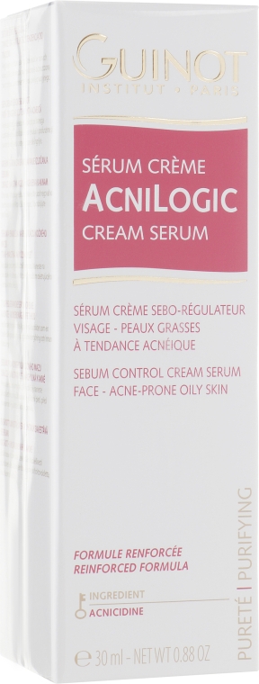 Крем-сыворотка себорегулирующая для жирной кожи - Guinot Serum Acnilogic Cream Serum