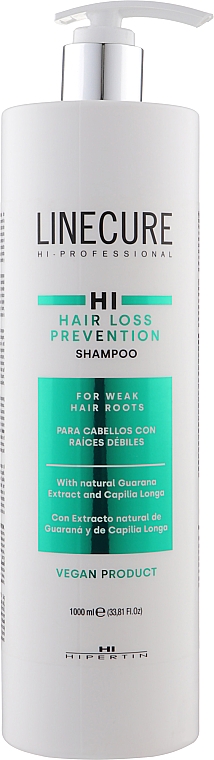 Шампунь проти випадання волосся - Hipertin Linecure Vegan Loss Prevention Shampoo — фото N2