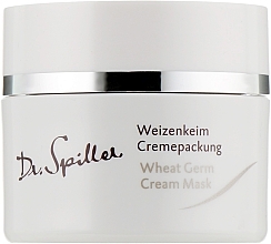 Живильний крем-маска з олією зародків пшениці - Dr. Spiller Wheat Germ Cream Mask (міні) — фото N1