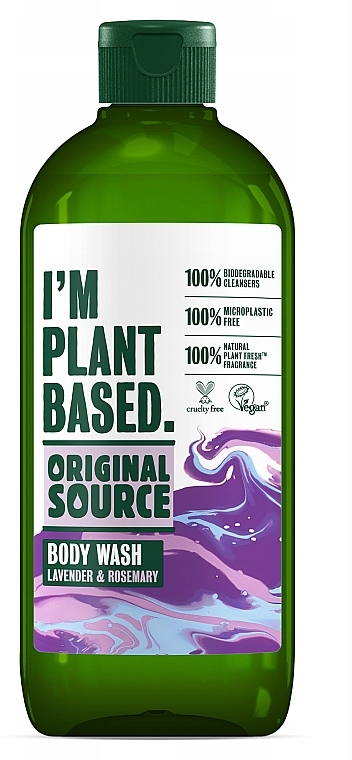 Гель для душу - Original Source I'm Plant Based Lavender & Rosemary Body Wash — фото N1