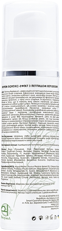 Крем ботокс-эффект с пептидом для лица - StoyanA Botox-Effect Cream Replexium — фото N2