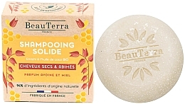 Твердый шампунь с овсом и медом - BeauTerra Solid Shampoo For Dry Hair — фото N2