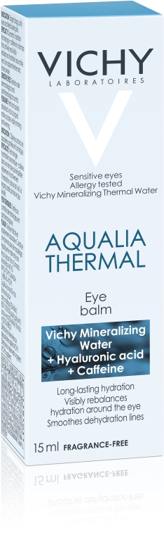 Пробуджуючий зволожуючий бальзам для контуру очей - Vichy Aqualia Thermal Awakening Eye Balm — фото N2