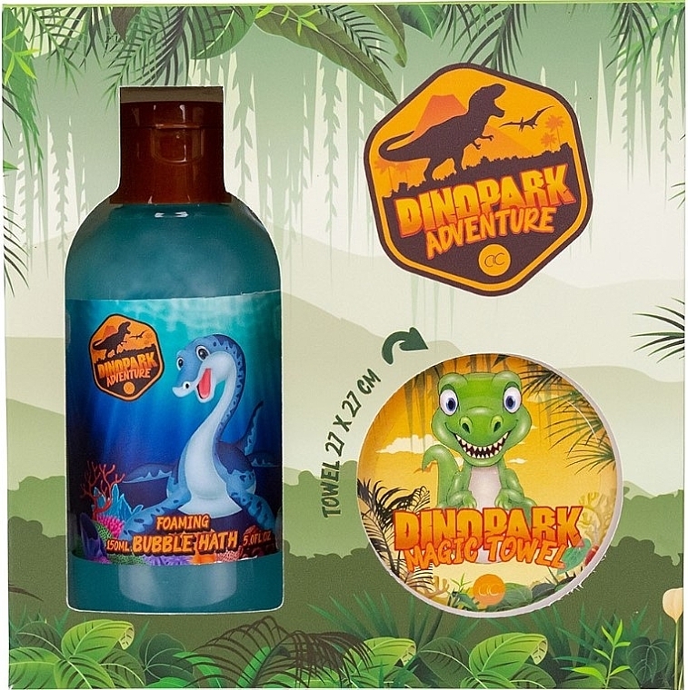 Набор - Accentra Dinopark Adventure Set (b/foam/150ml + towel/1pcs) — фото N1