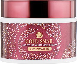 Крем с муцином улитки - Enough Gold Snail Moisture Whitening Cream — фото N3