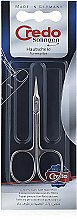 Парфумерія, косметика Ножиці для кутикули вигнуті, 8 см, 8510 - Credo Solingen