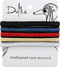 Парфумерія, косметика Набір різнобарвних гумок для волосся UH717759, 5 шт - Dulka