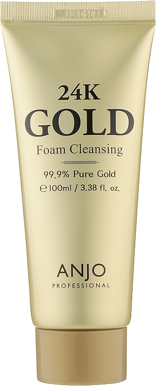 Пенка для умывания лица с золотом - Anjo Professional 24K Gold Foam Cleansing — фото N1
