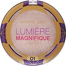 Компактная сияющая пудра для лица - Vivienne Sabo Lumiere Magnifique Poudre — фото N1