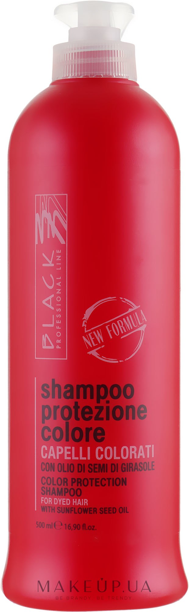 Шампунь для захисту кольору з екстрактом соняшнику - Black Professional Colour Protection Shampoo — фото 500ml