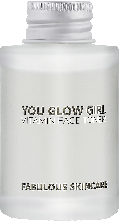 Вітамінний тонер для обличчя - Fabulous Skincare Vitamin Face Toner You Glow, Girl (міні)