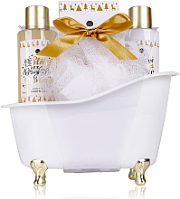 Парфумерія, косметика Набір - Accentra Winter Magic Bath Set (b/lot/150ml + sh/gel/150ml + b/salt/100g + sponge)