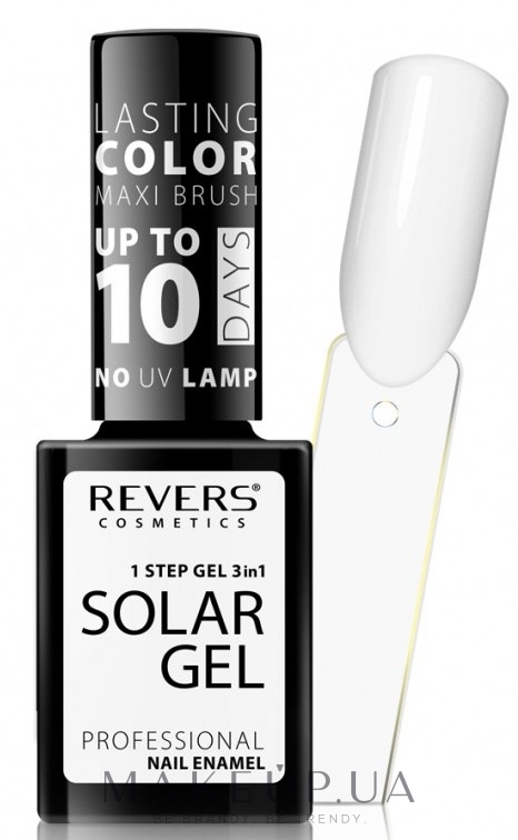 Гібридний лак для нігтів - Revers Solar Gel Nail Polish — фото 01