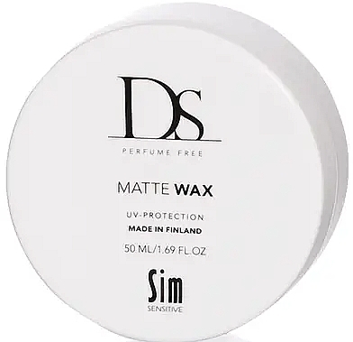 Матовий воск для волосся - Sim Sensitive DS Matte Wax — фото N1