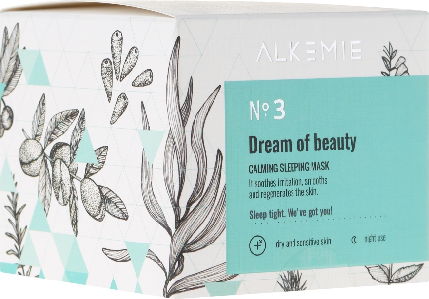 Ночная маска для лица - Alkmie Dream Of Beauty Calming Sleeping Mask — фото N4