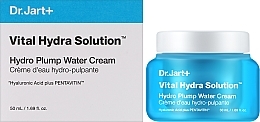 Зволожувальний крем-гель для обличчя - Dr. Jart+ Vital Hydra Solution Hydro Plump Water Cream — фото N2