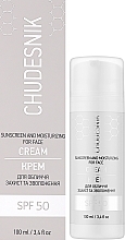 Солнцезащитный крем для увлажнения лица SPF 50 - Chudesnik Sunscreen And Moisturising Face Cream — фото N2