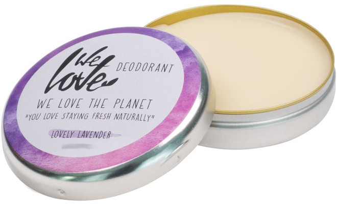 Натуральный кремовый дезодорант "Прекрасная лаванда" - We Love The Planet Deodorant Lovely Lavender
