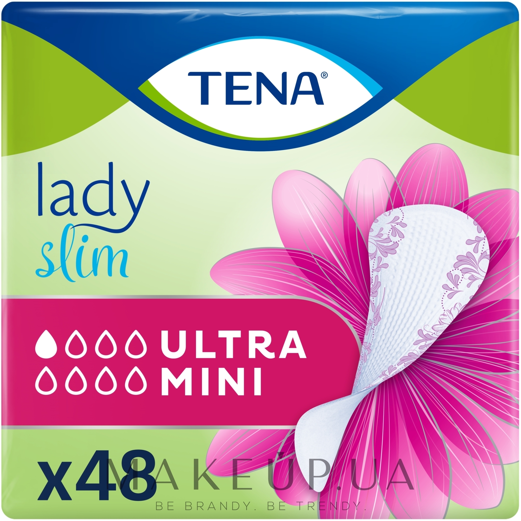 Урологічні прокладки TENA LADY SLIM ULTRA MINI, 48 ШТ. - TENA — фото 48шт