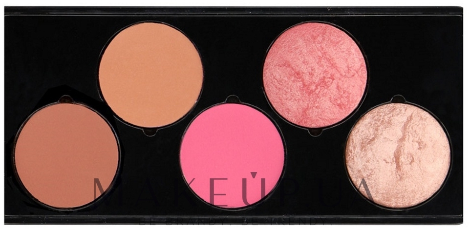 Палетка для макияжа - Make-Up Studio Shape & Glow Cheek Palette  — фото Pink