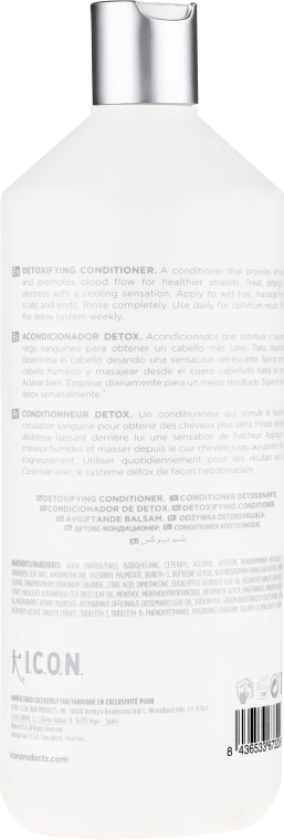 Кондиціонер для волосся - I.C.O.N. Regimedies Awake Detoxifying Conditioner — фото N2