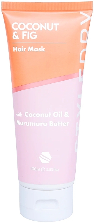 Зволожувальна маска для волосся з маслом кокоса та олією мурумуру - Styledry Coconut & Fig Hair Mask — фото N1