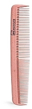 Гребінь із заокругленими зубцями, біорозкладний, рожевий - IDC Institute Eco Dressing Comb — фото N1