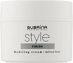 Парфумерія, косметика Крем моделювальний для волосся - Subrina Professional Finish Style Modeling Cream