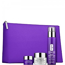 Духи, Парфюмерия, косметика Набор - Clinique Smart & Smooth Set (serum/30ml + f/cr/15ml +eye/cr/5ml + bag)