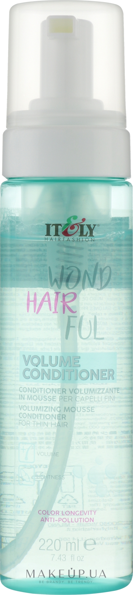 Кондиціонер-мус для об'єму волосся - Itely Hairfashion WondHairFul Volume Conditioner — фото 220ml