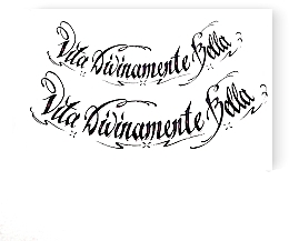 Временные тату «Vita Divinamente Bella» - Ne Tattoo — фото N2