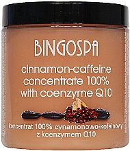 Парфумерія, косметика Концентрат кориці та кофеїну, з екстрактом коензиму Q10 - BingoSpa 100% Cinnamon And Caffeine Concentrate With Coenzyme Q10